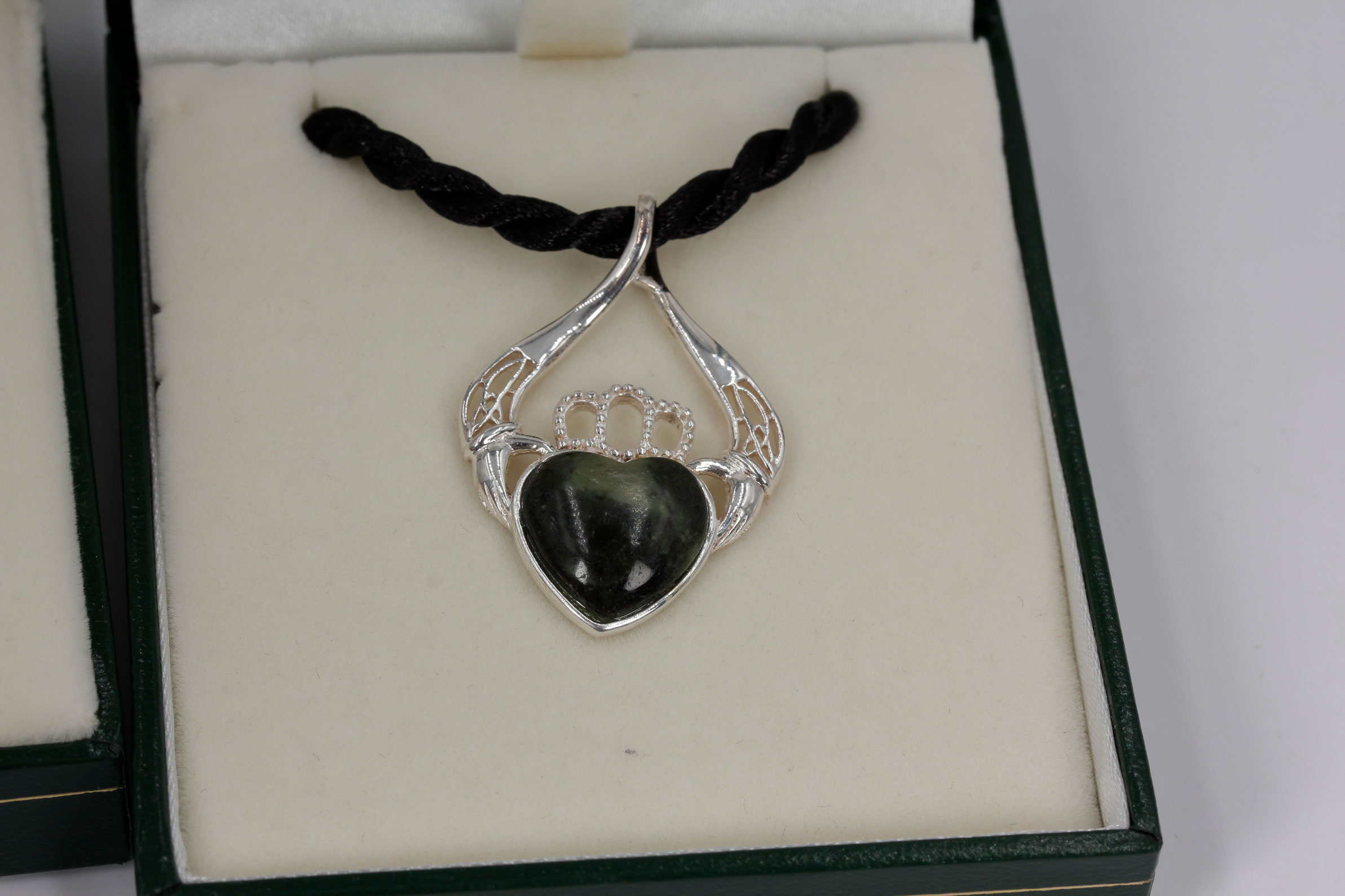 Necklaces with Sterling Silver Connemara Marble Pendants