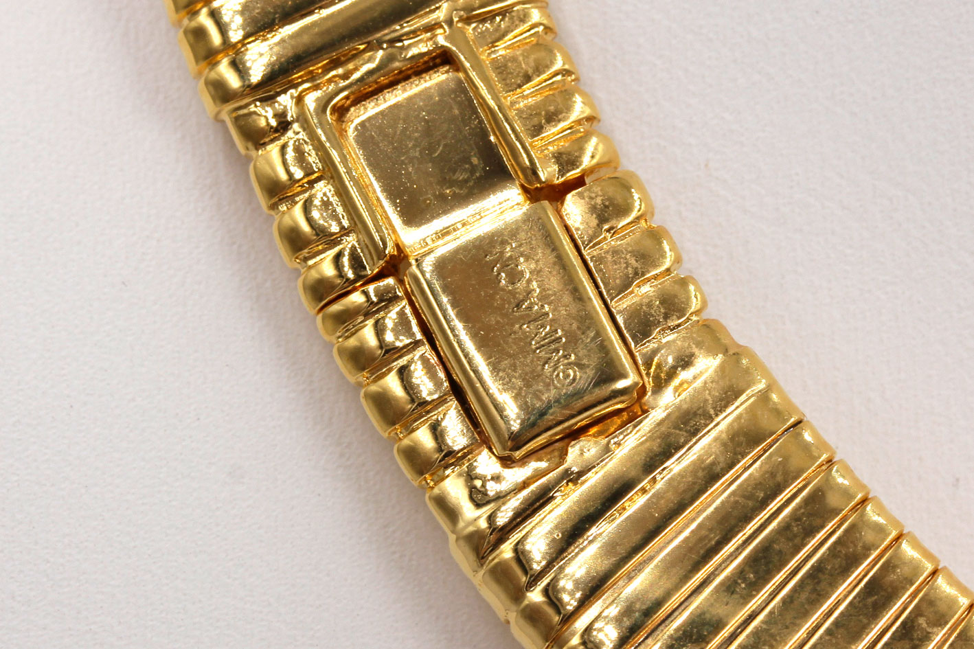 18K Gold Overlay Russian Imperial Slider Necklace with Bee Pendant and Earrings