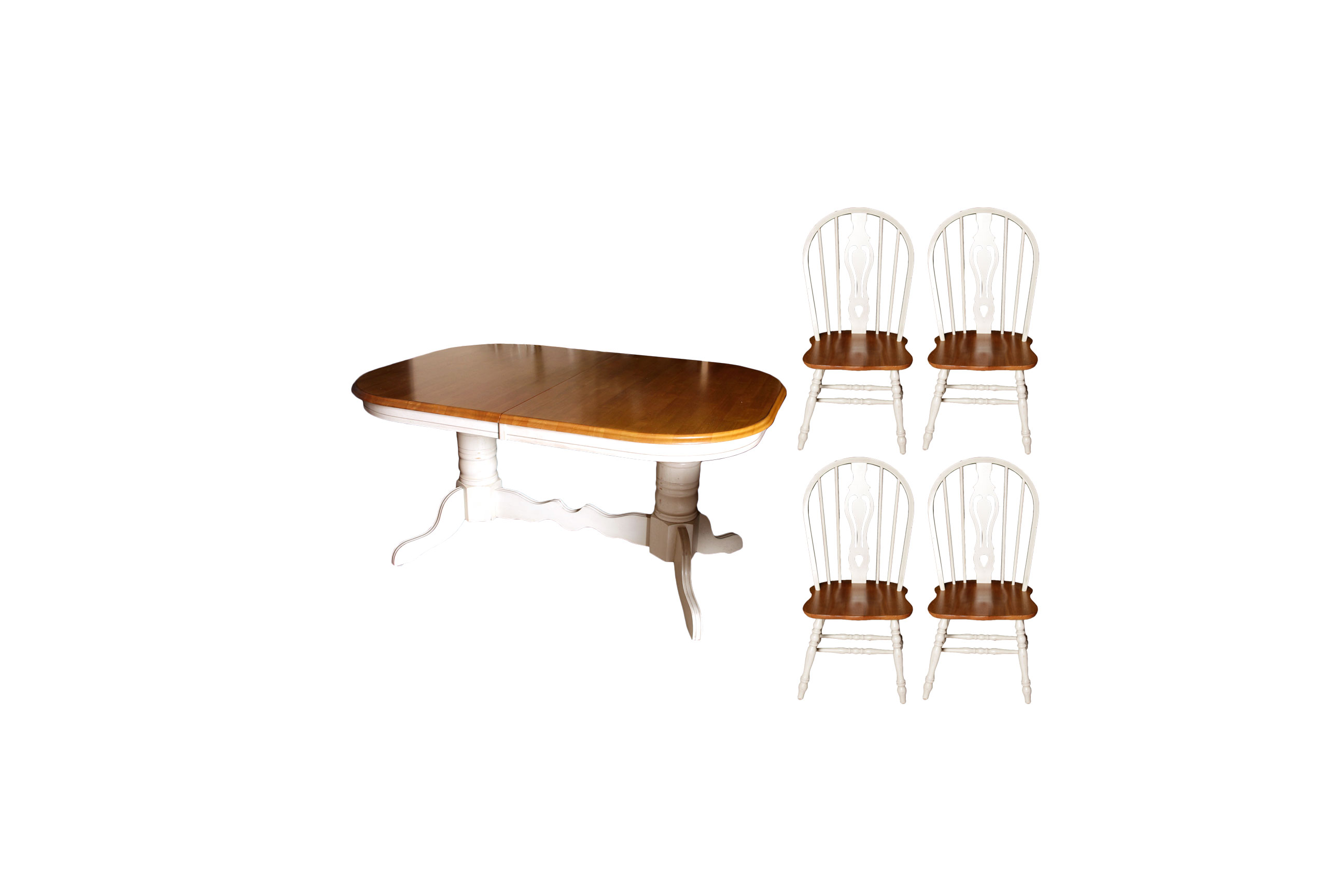 Country Style Dining Table and Chairs