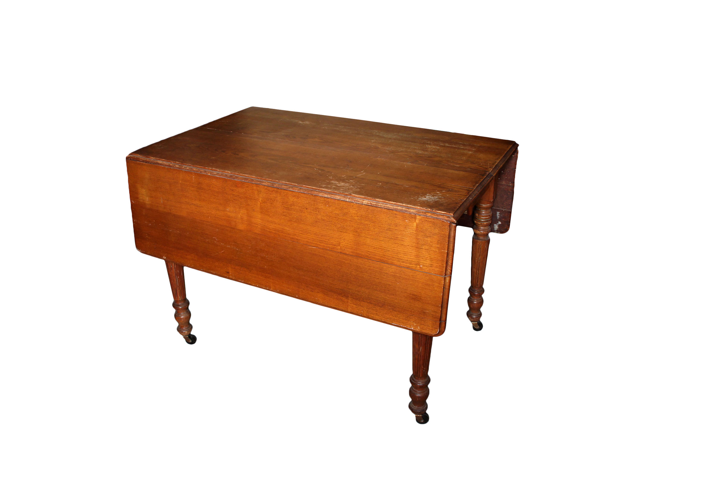 Antique Oak Drop Leaf Table