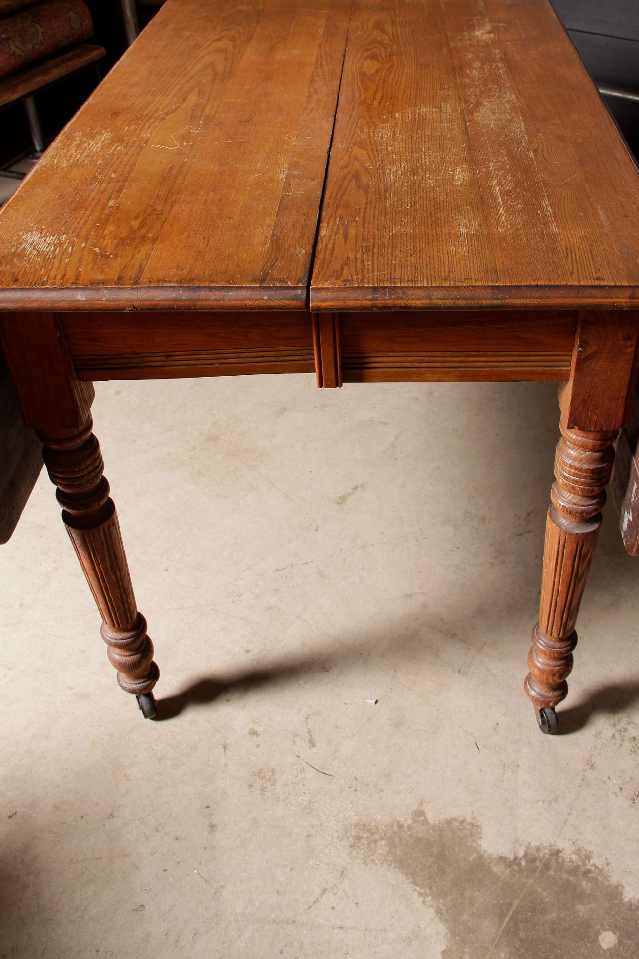 Antique Oak Drop Leaf Table