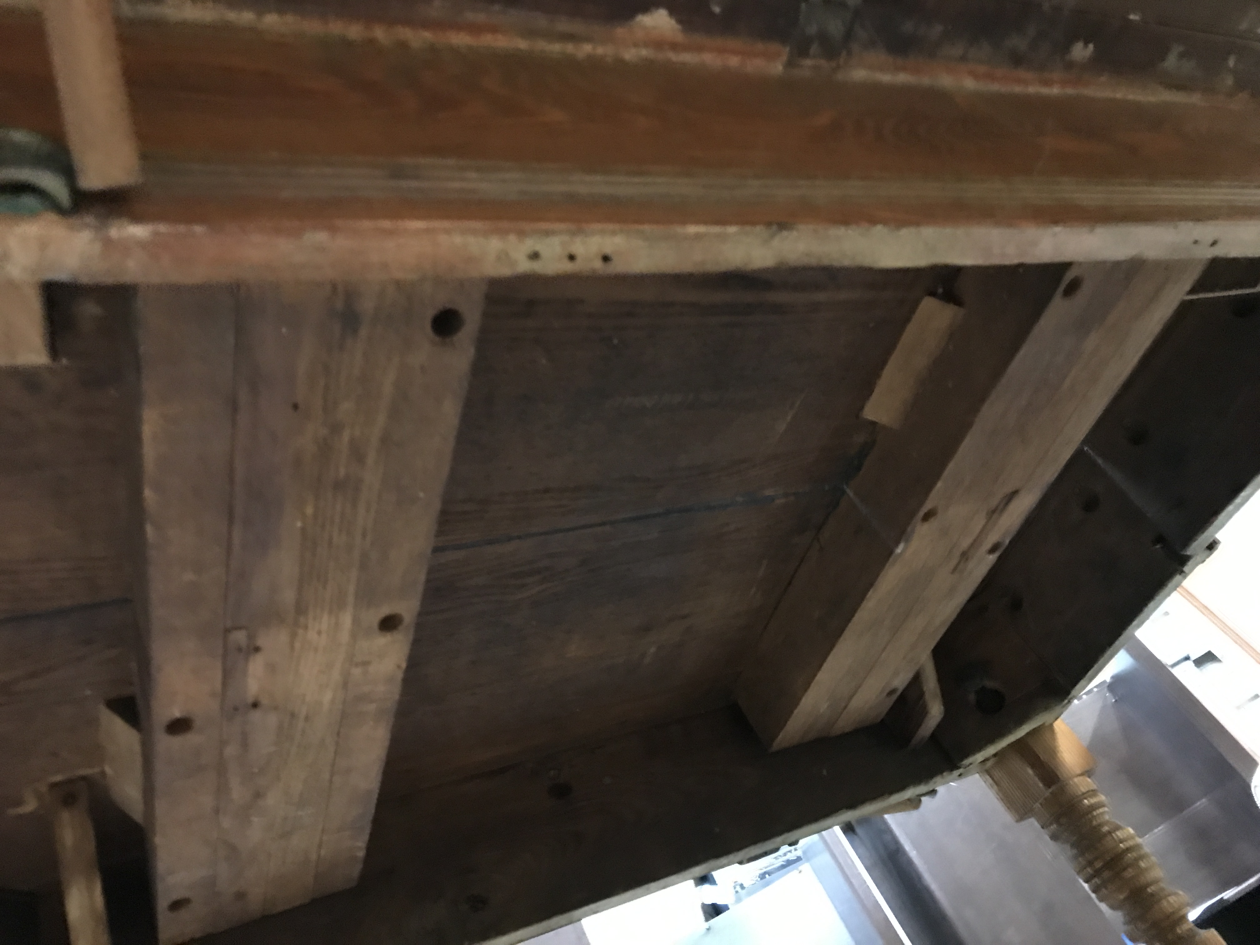 Antique Oak Drop Leaf Table