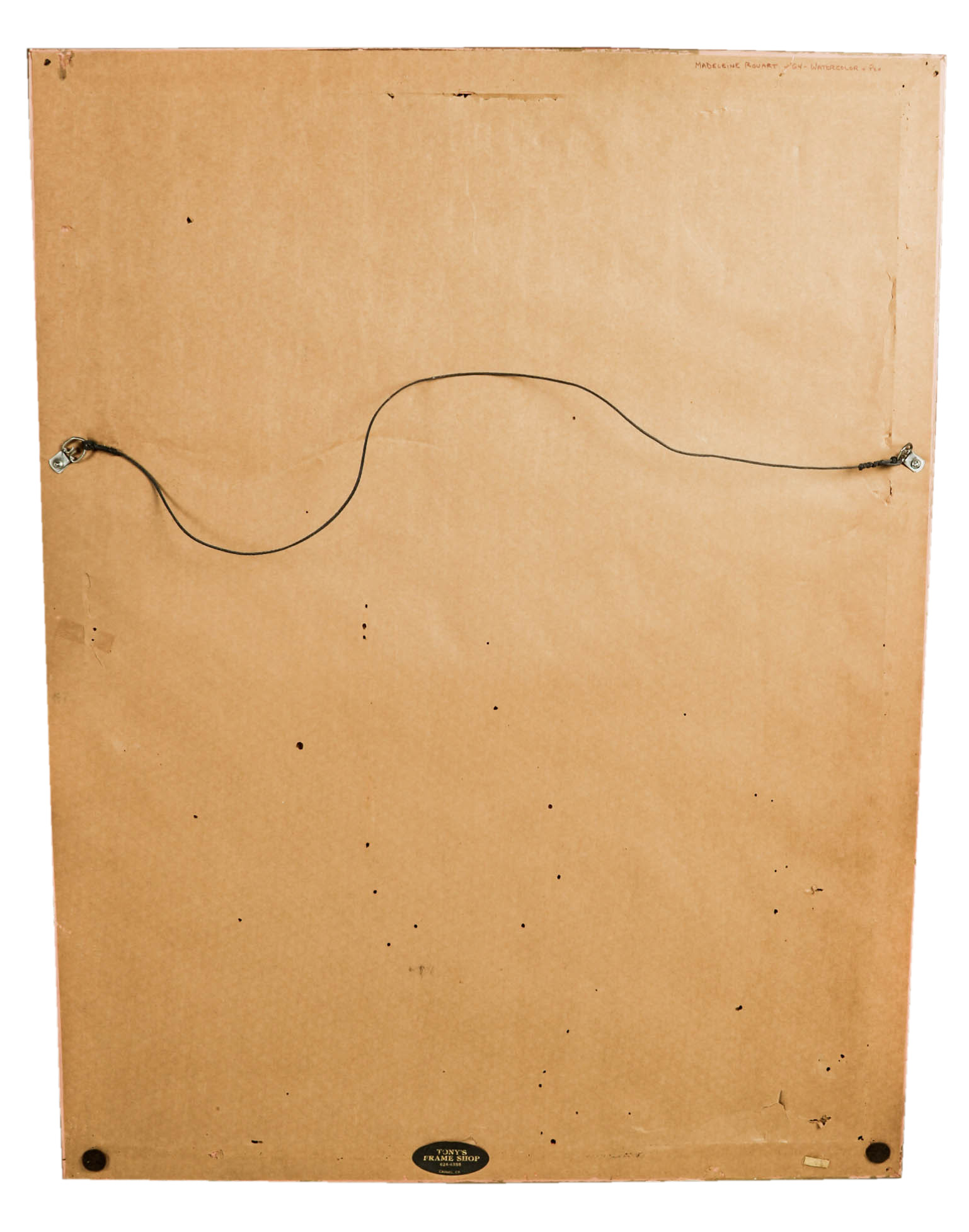 1964 Madeleine Rouart Watercolor and Ink on Paper