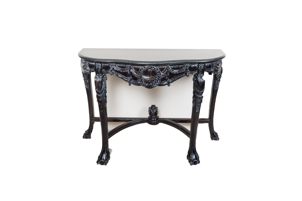 Louis XV Console Table With Marble Surface