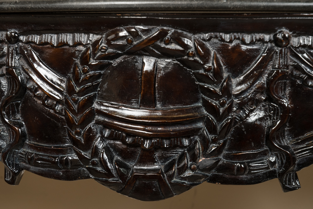 Louis XV Console Table With Marble Surface