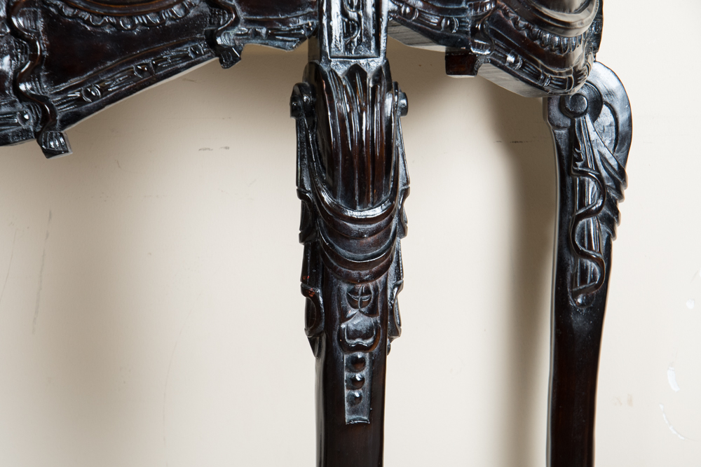 Louis XV Console Table With Marble Surface