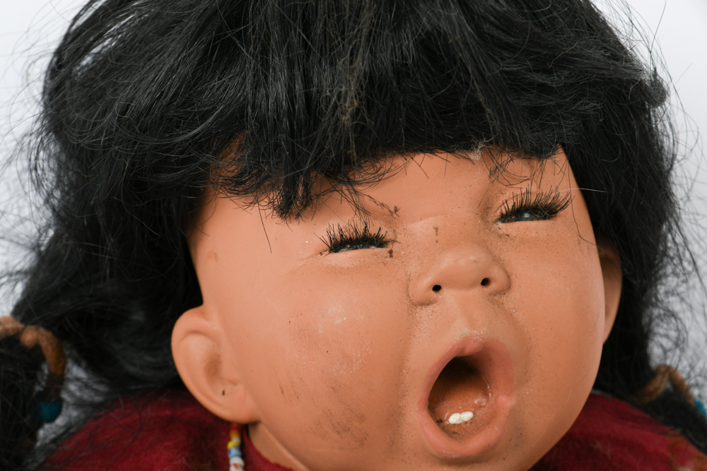 Signed Hand Crafted "Drowsy Baby" Porcelain Doll by Doll Artworks