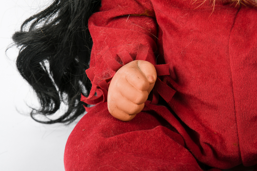 Signed Hand Crafted "Drowsy Baby" Porcelain Doll by Doll Artworks