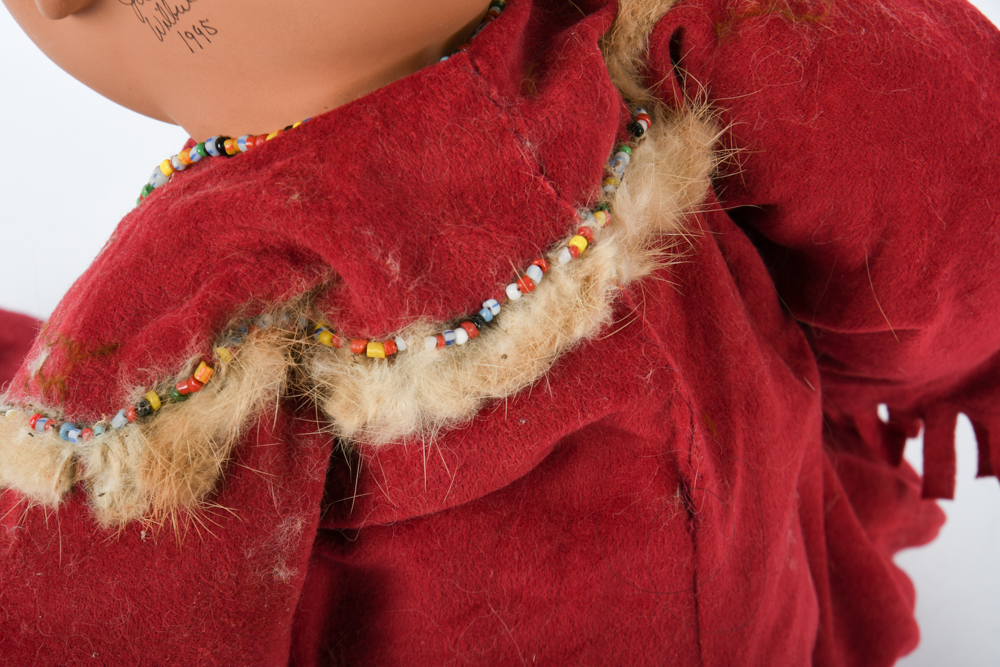 Signed Hand Crafted "Drowsy Baby" Porcelain Doll by Doll Artworks