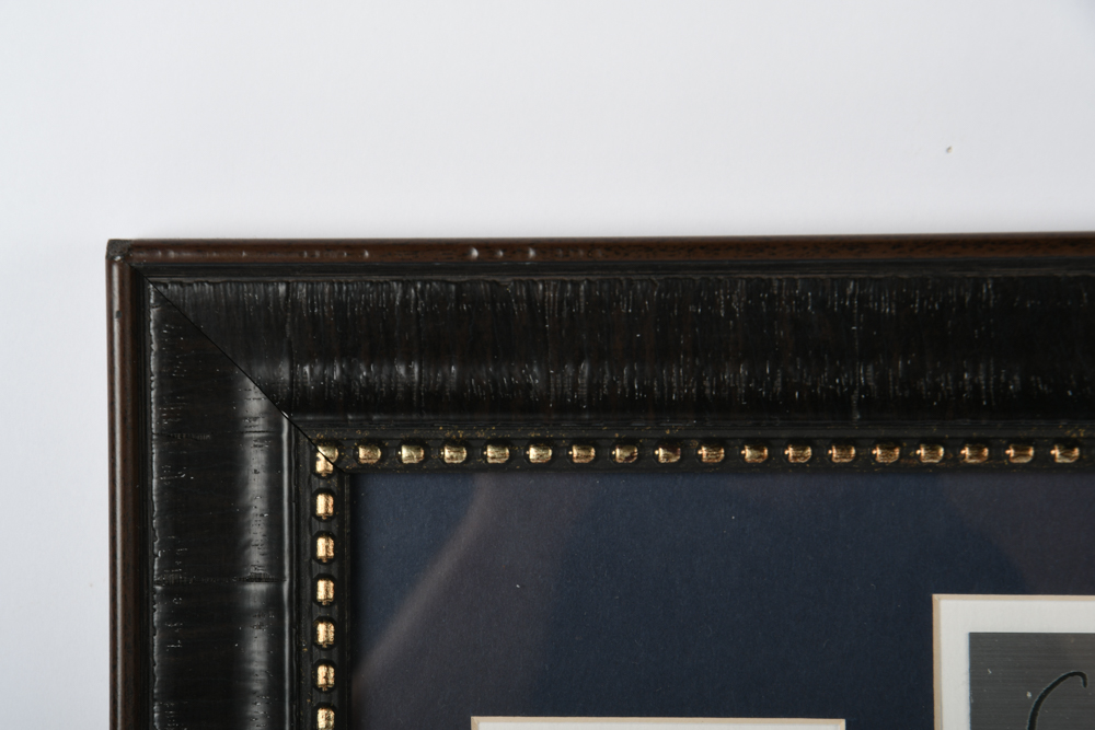 Framed Tony Romo 2002 Walter Payton Award  Photograph