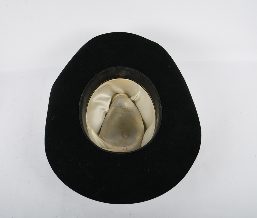 Pair of Cowboy Hats Featuring Stetson