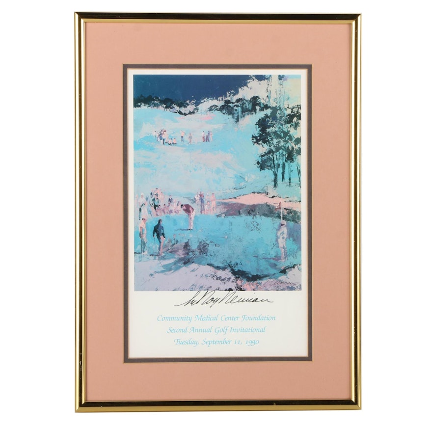 After LeRoy Neiman Offset Lithograph on Paper Promotional Print