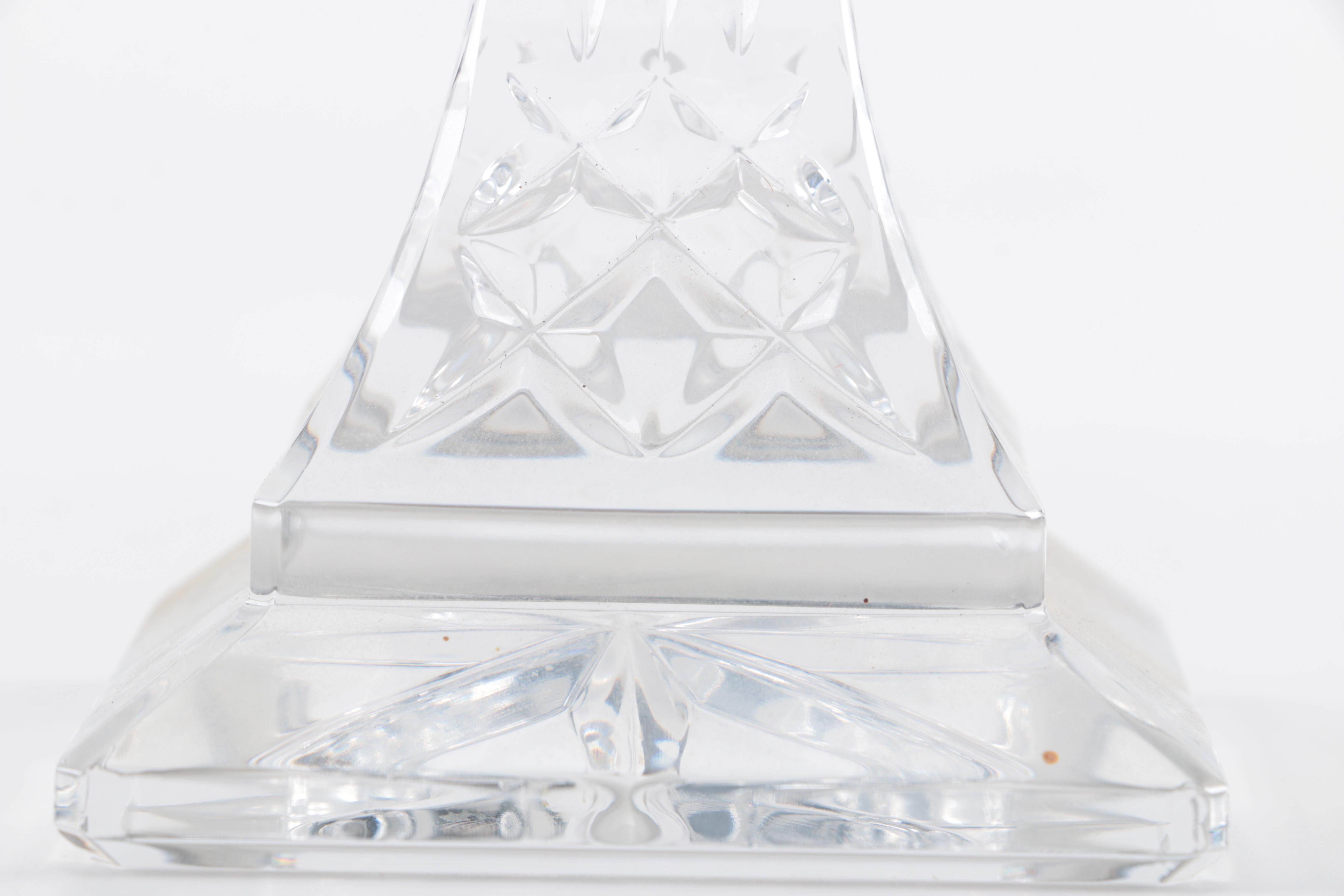 Waterford "Lismore" Crystal Candlesticks