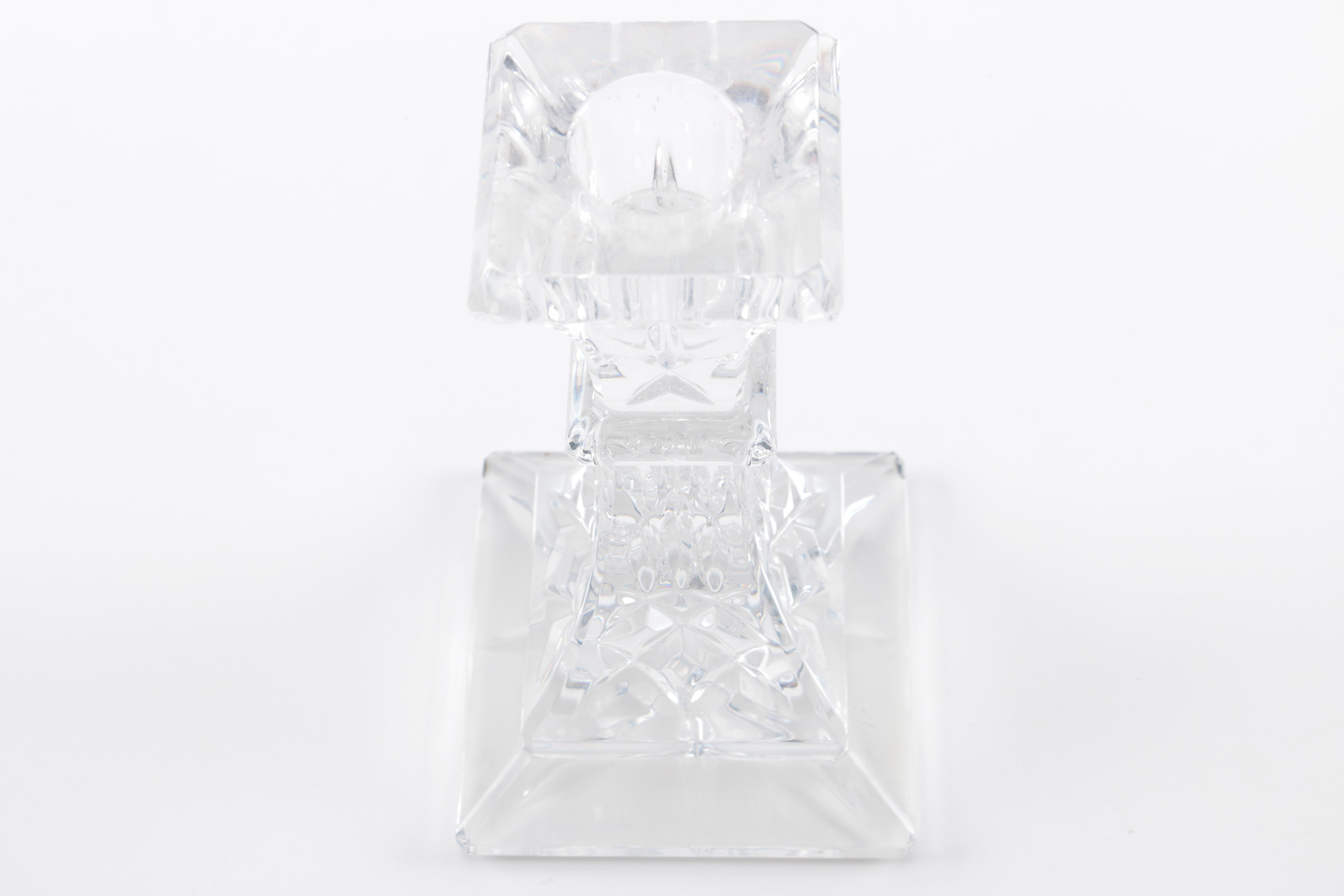 Waterford "Lismore" Crystal Candlesticks