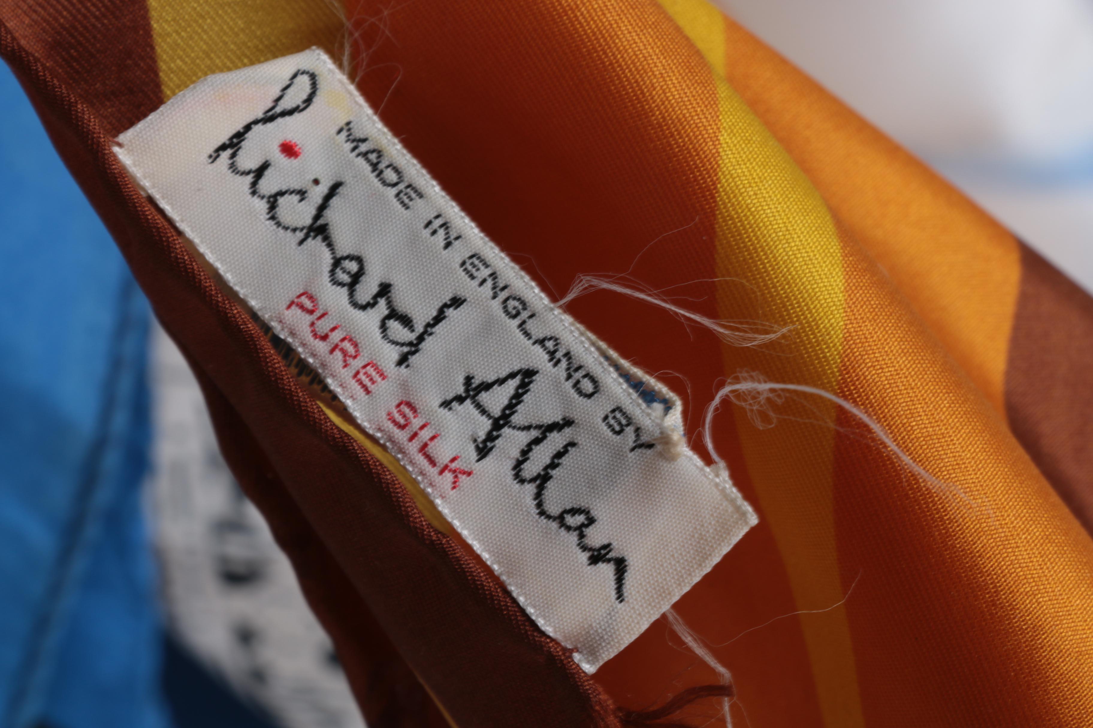 Silk Scarves Including Richard Allen