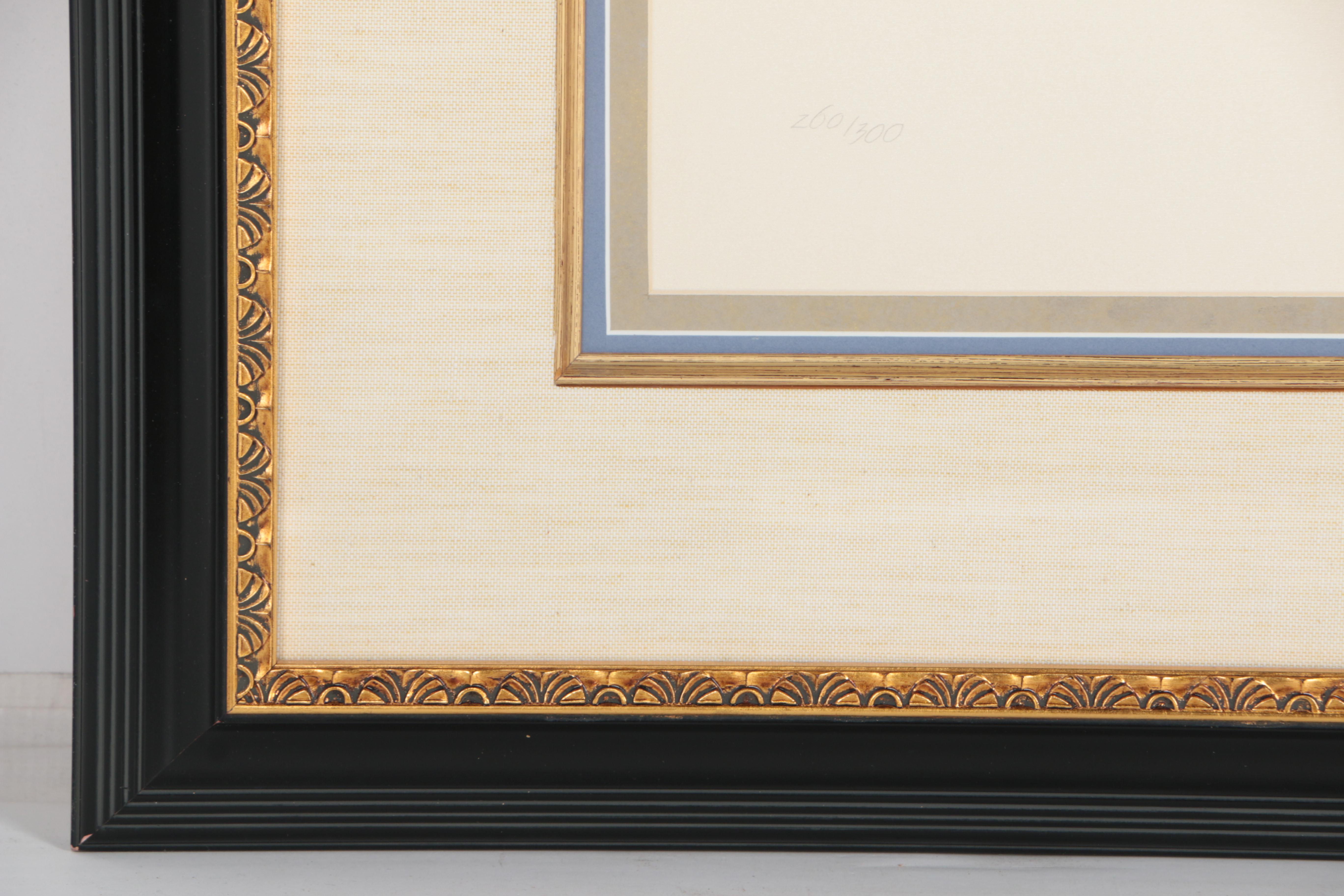 Caroline Young Limited Edition Embellished Serigraph "Dance of the Fire Dragon"