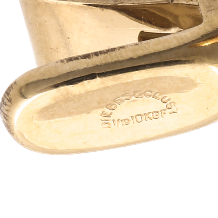 Selection of 10K Yellow Gold Tie Clips