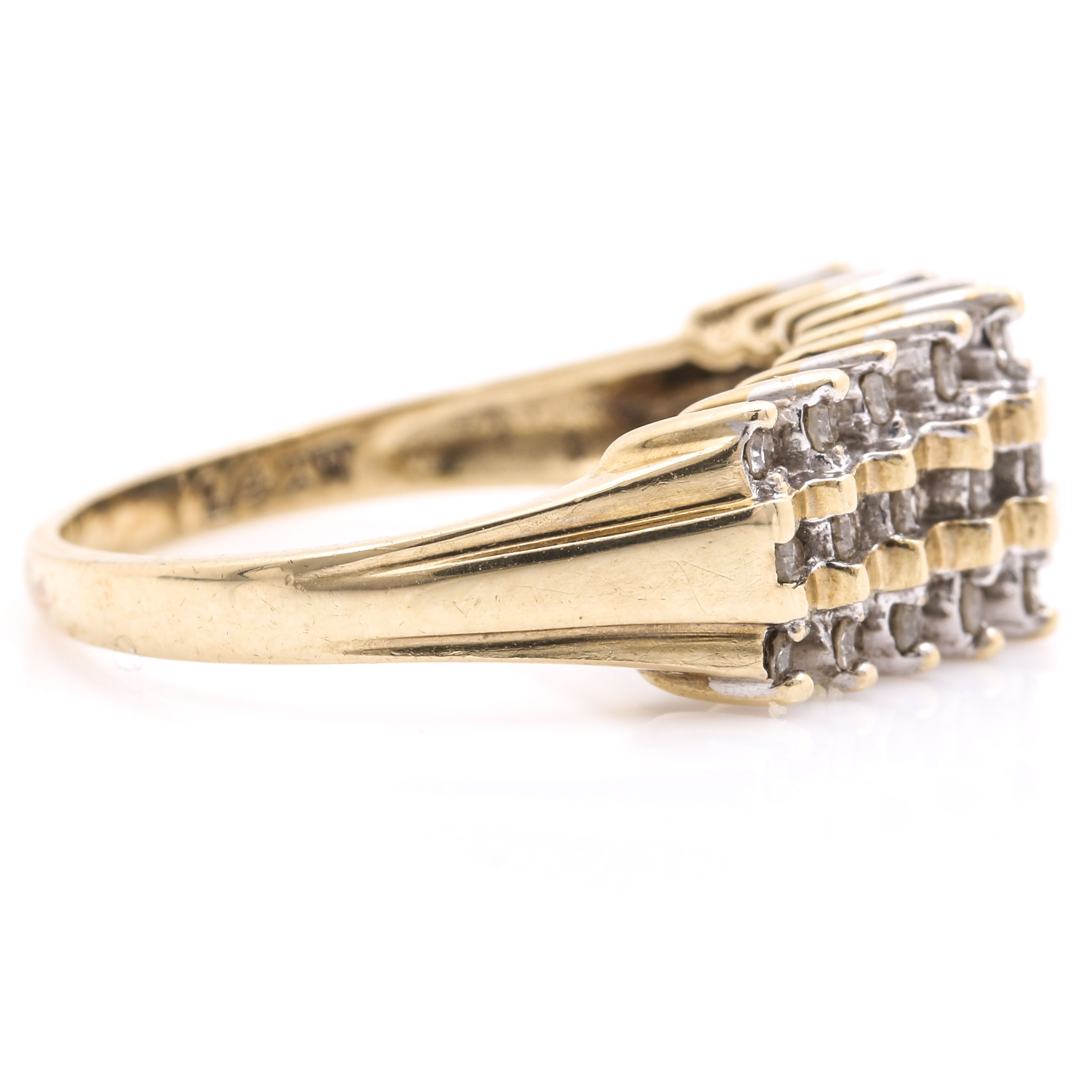 10K Yellow Gold Diamond Ring
