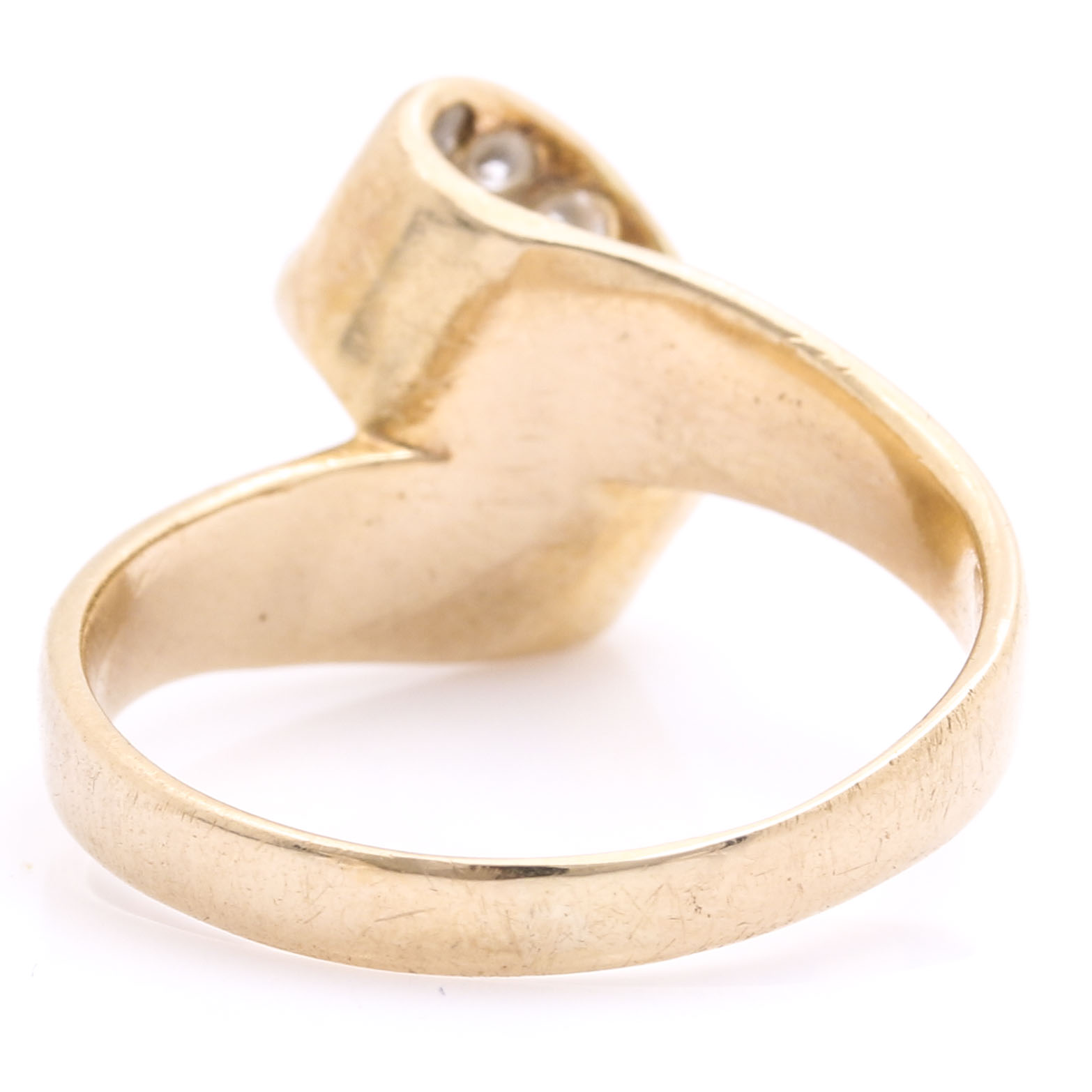 14K Yellow Gold Diamond Ring