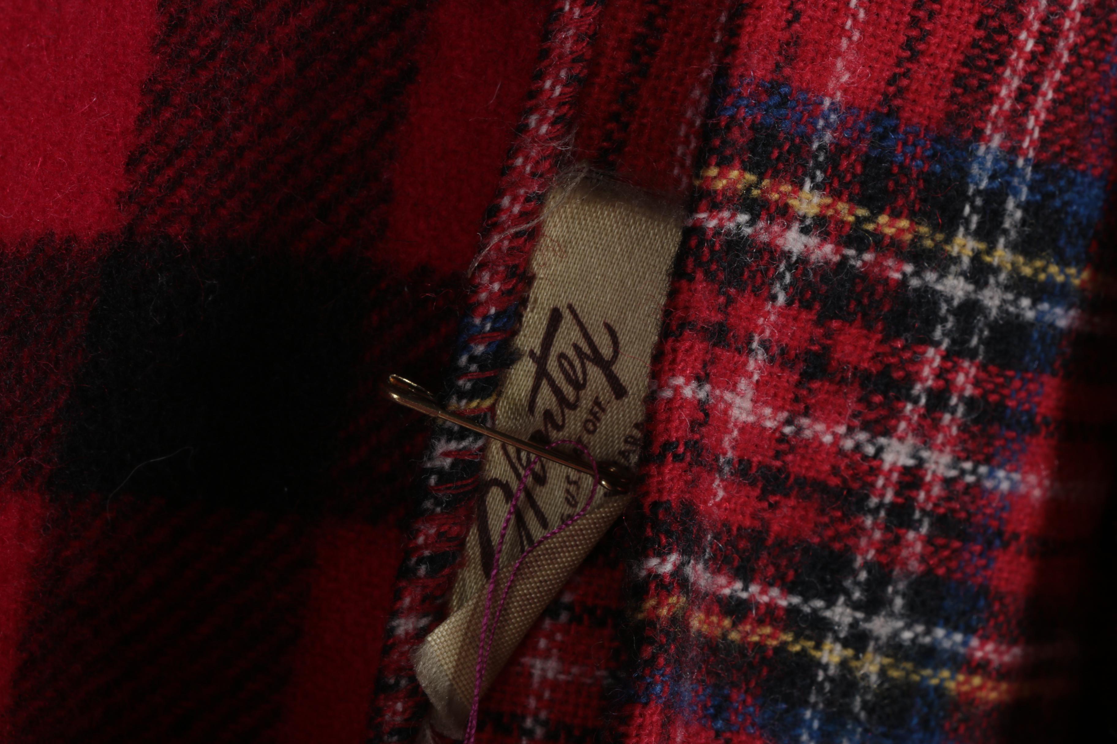 Collection of Vintage Wool Scarves Including Carson Pirie Scott & Co.