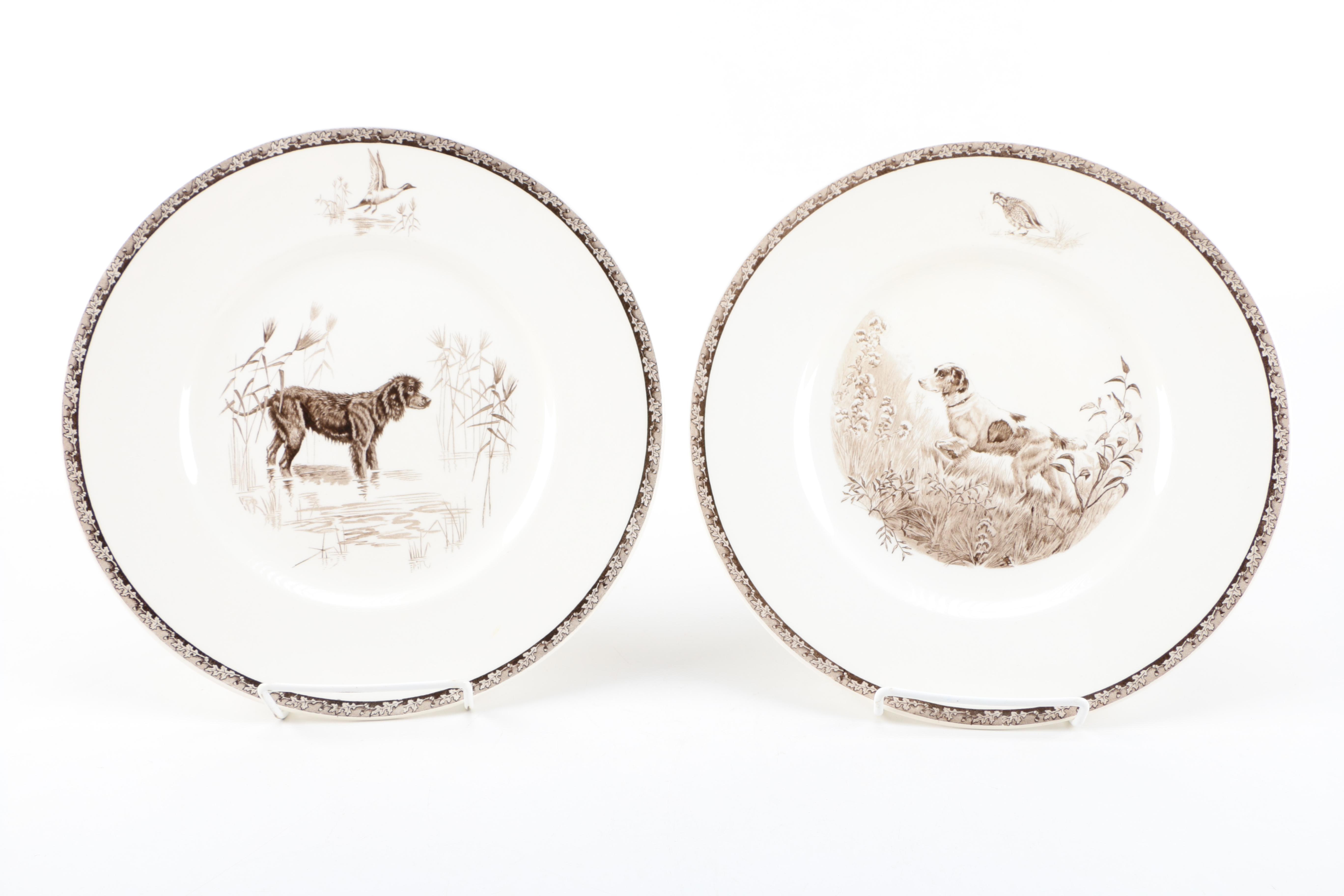 Wedgwood "The American Sporting Dog" Plates