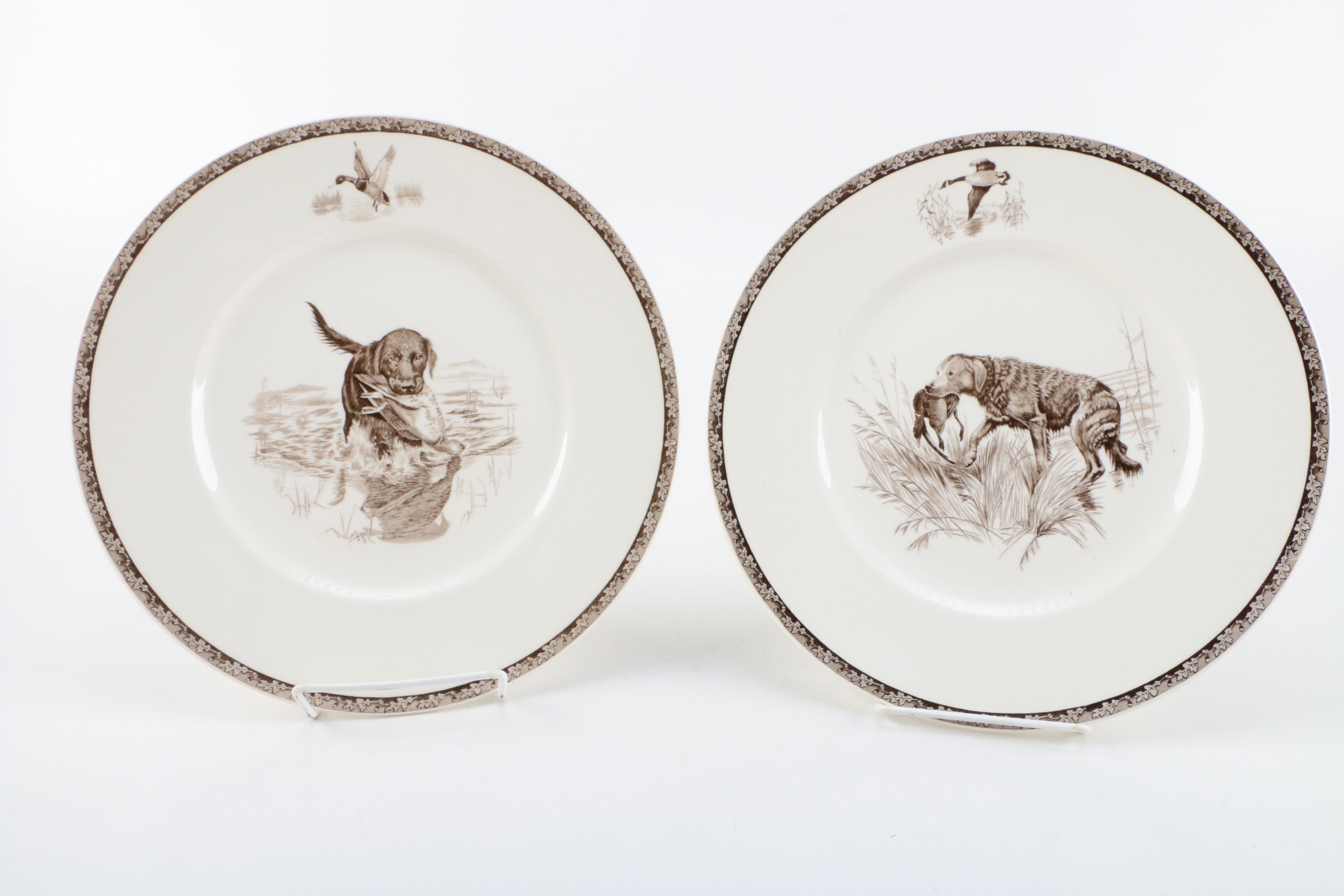Wedgwood "The American Sporting Dog" Plates