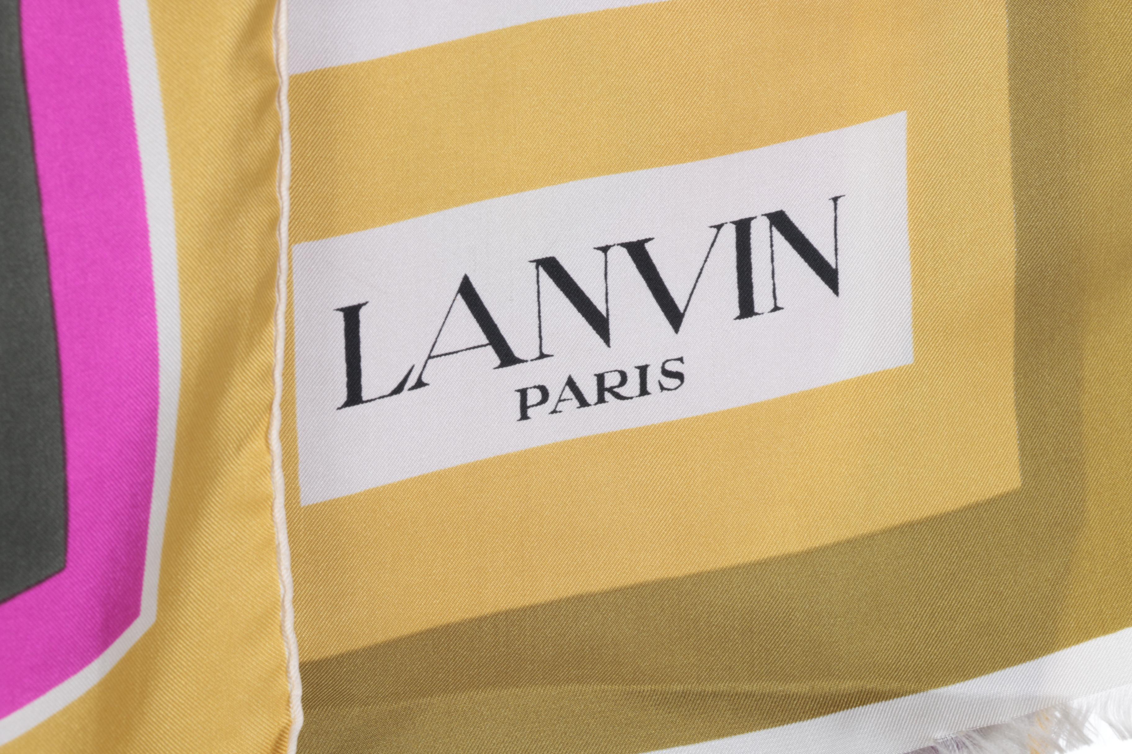 Lanvin Silk Scarves