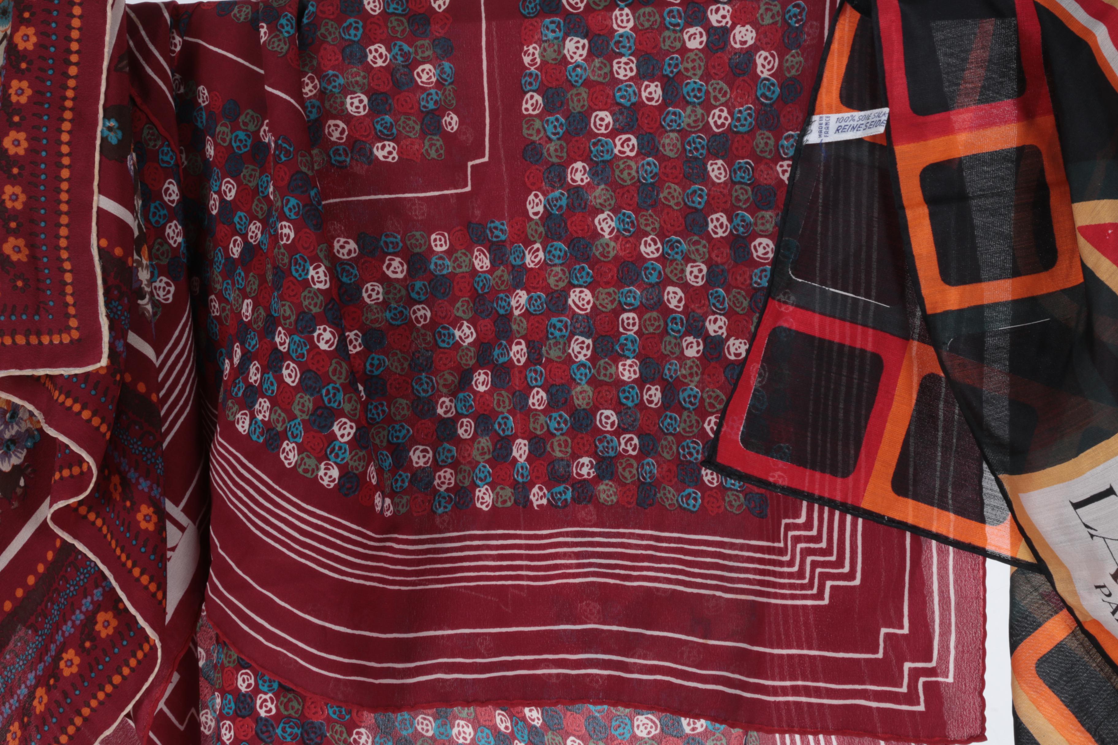 Lanvin Silk Scarves