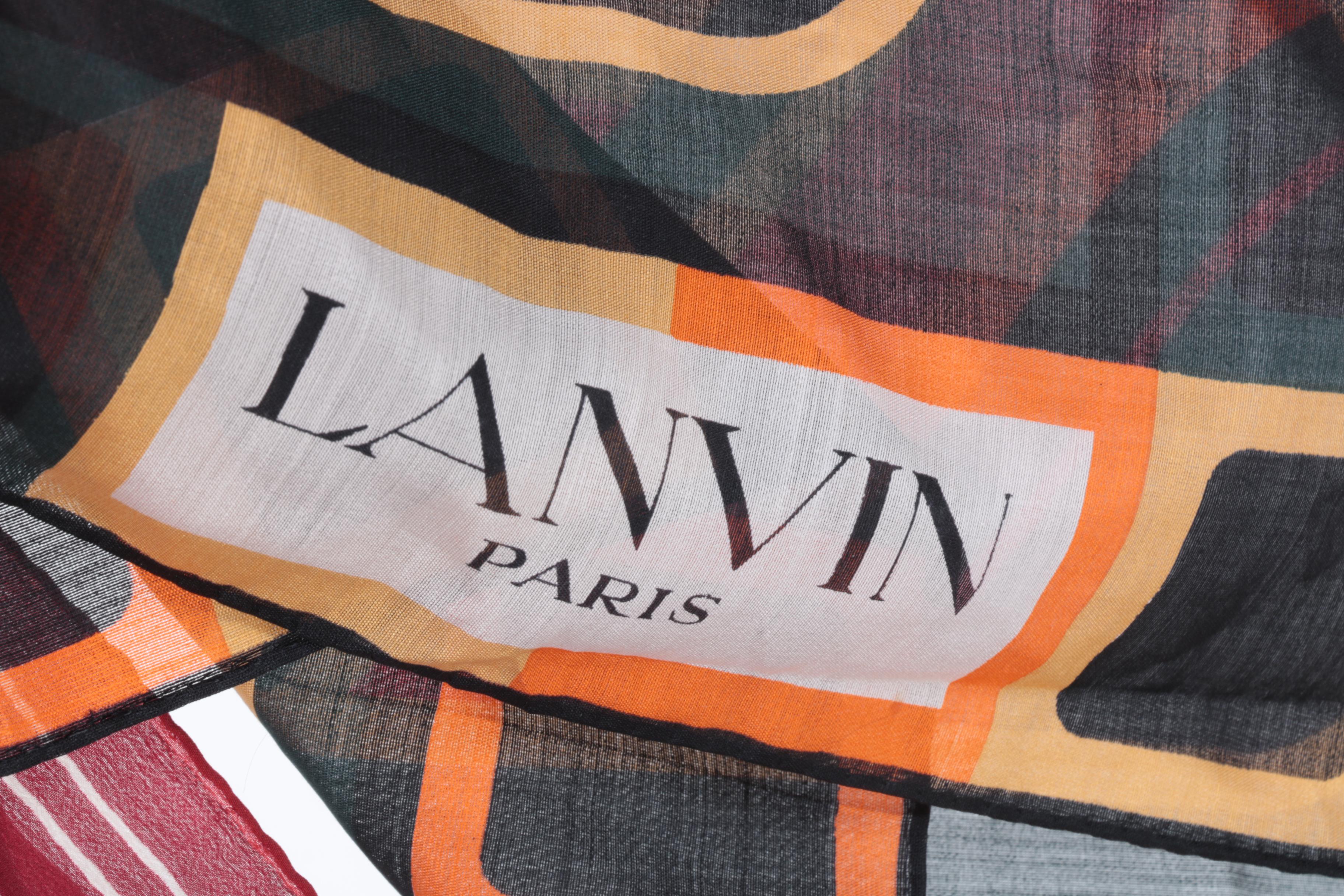 Lanvin Silk Scarves