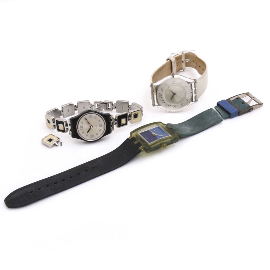 Assorted Swatch Analog Wristwatches