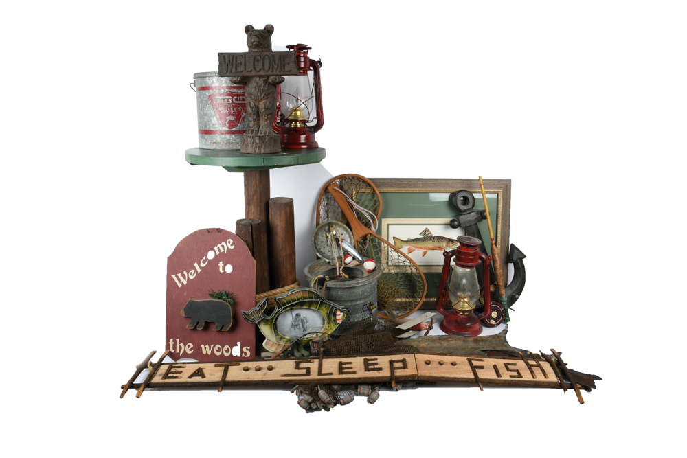 Collection of Fishing Decor