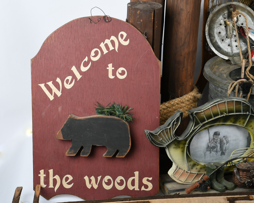 Collection of Fishing Decor