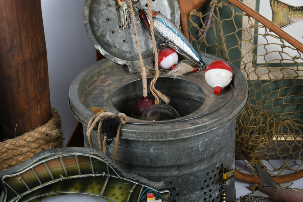 Collection of Fishing Decor