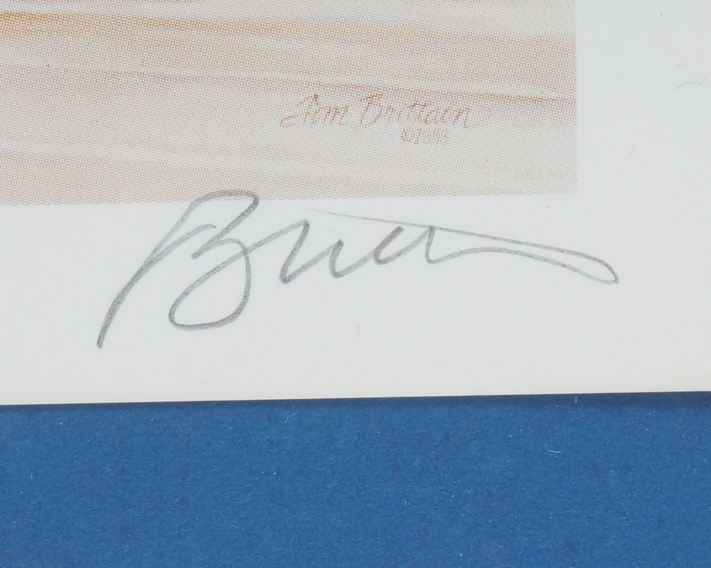 Tom Brittain Offset Lithograph "Harbor Entrance"