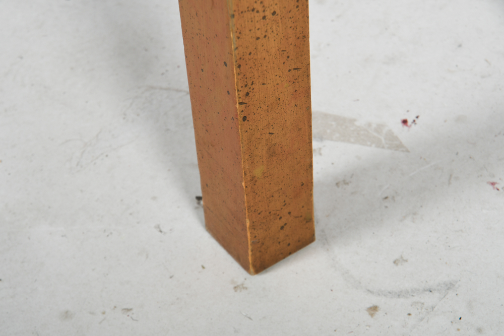 Carved Wooden Chairs with Upholstered Seat and Tassel