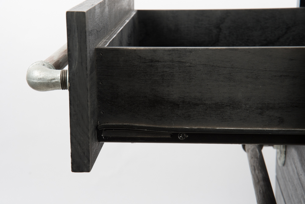 Custom Made Industrial Style Nightstand