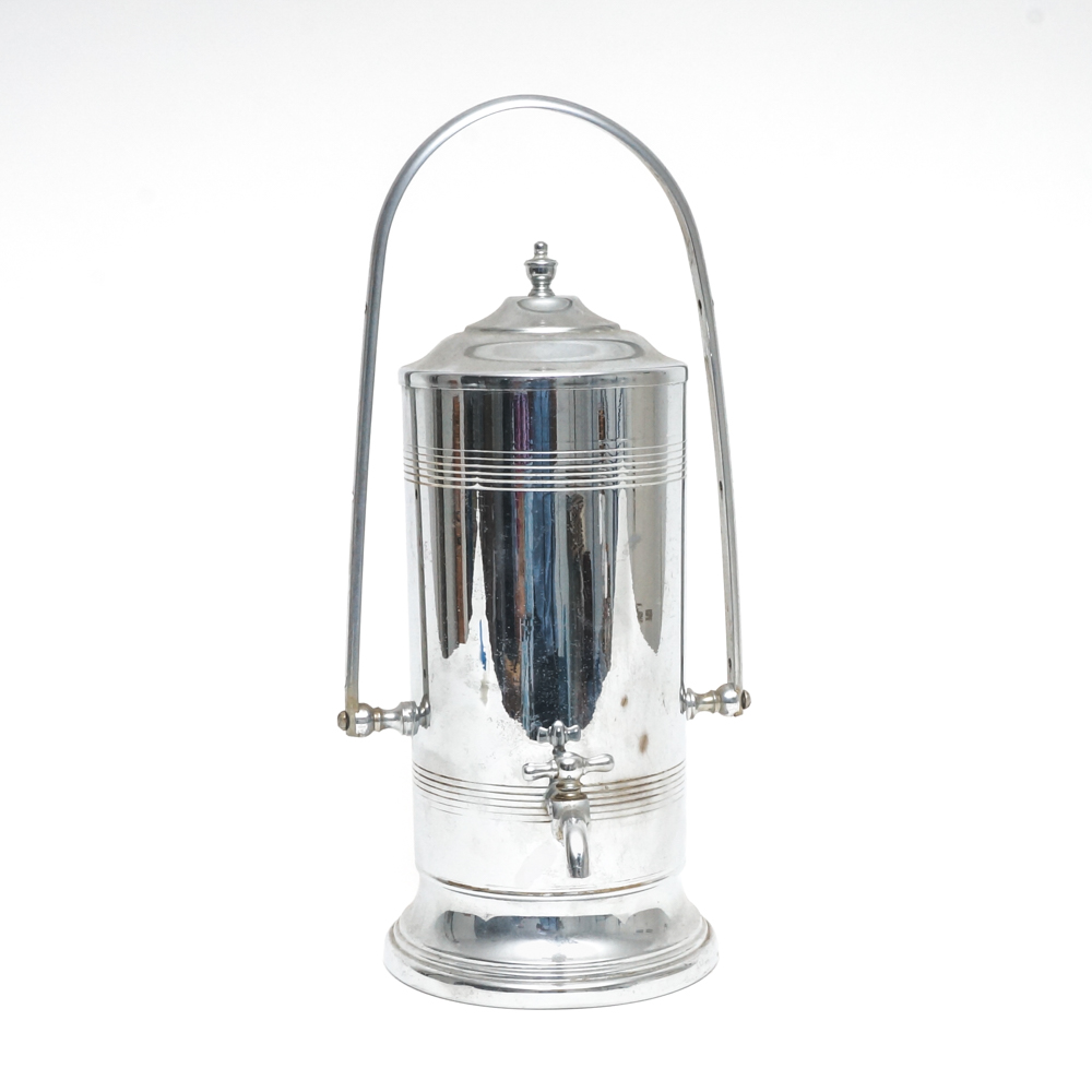 Art Deco Chrome Beverage Urn