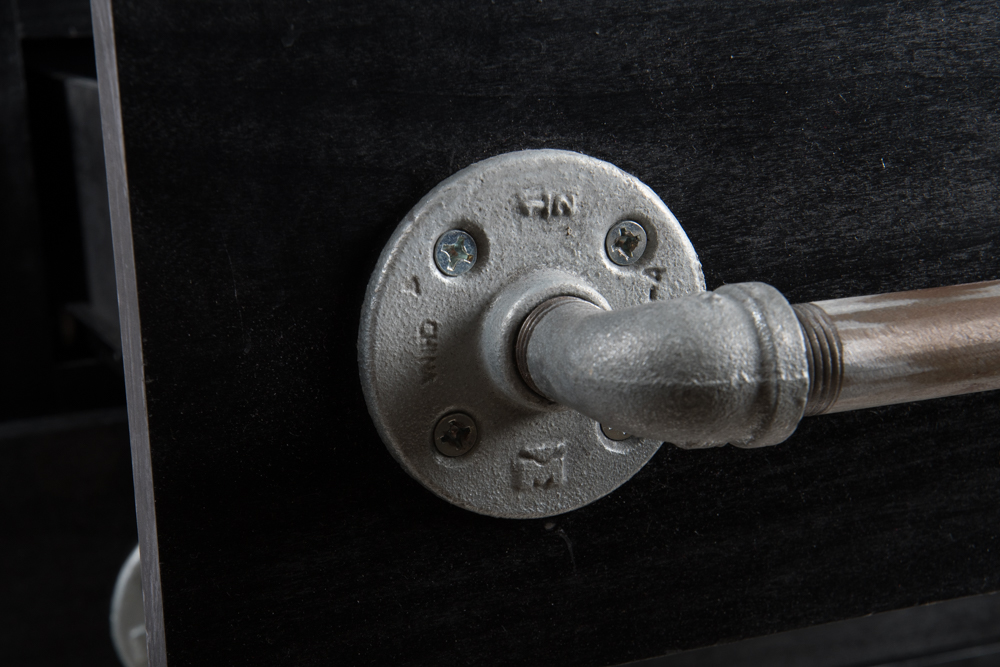 Custom Made Industrial Style Nightstand