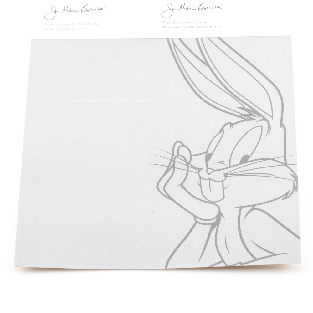 Pair of 2015 Silver Bugs Bunny $20 Coins From the Royal Canadian Mint