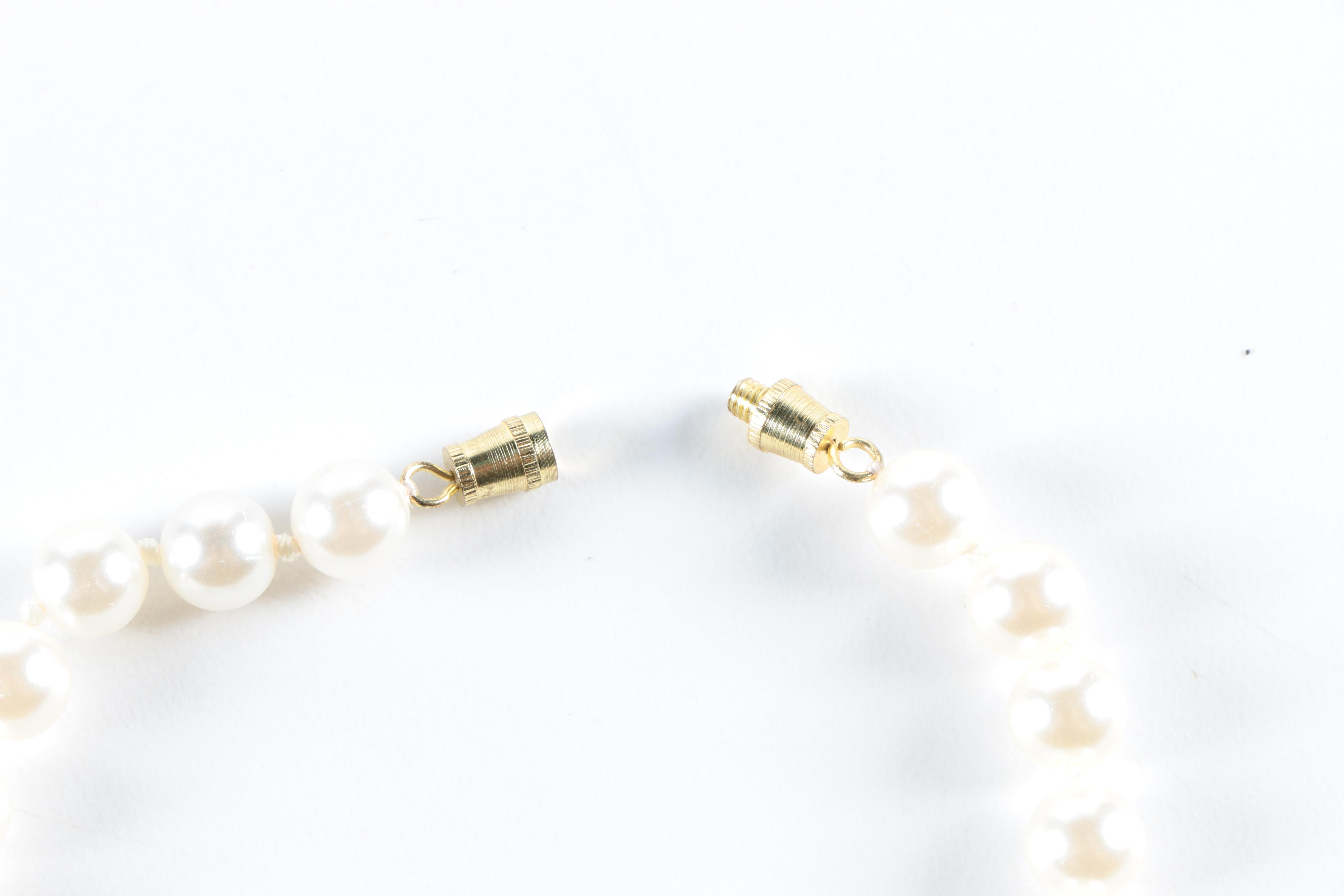 Faux Pearl and Cultured Pearl Jewelry Featuring Trifari