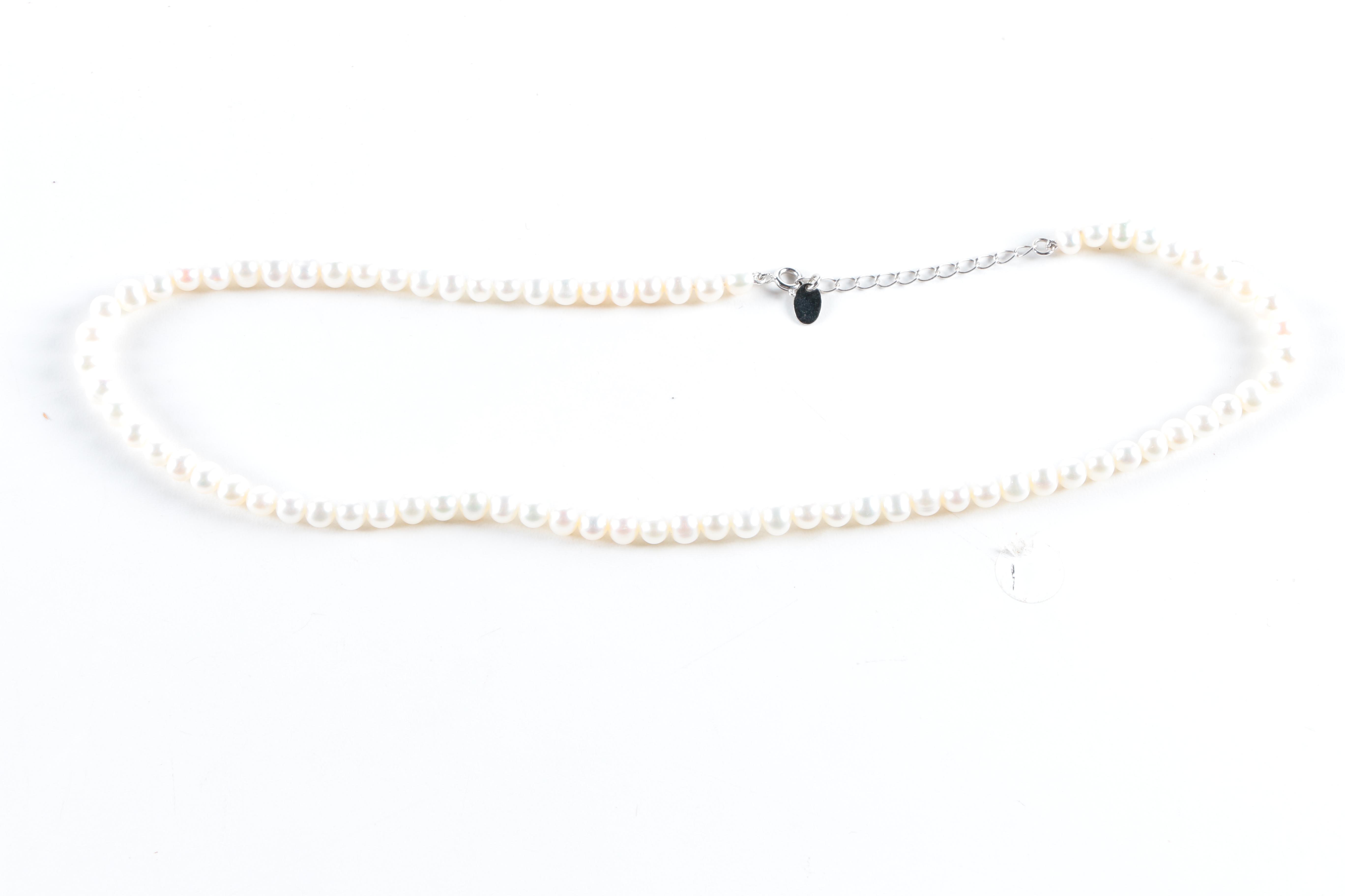 Faux Pearl and Cultured Pearl Jewelry Featuring Trifari