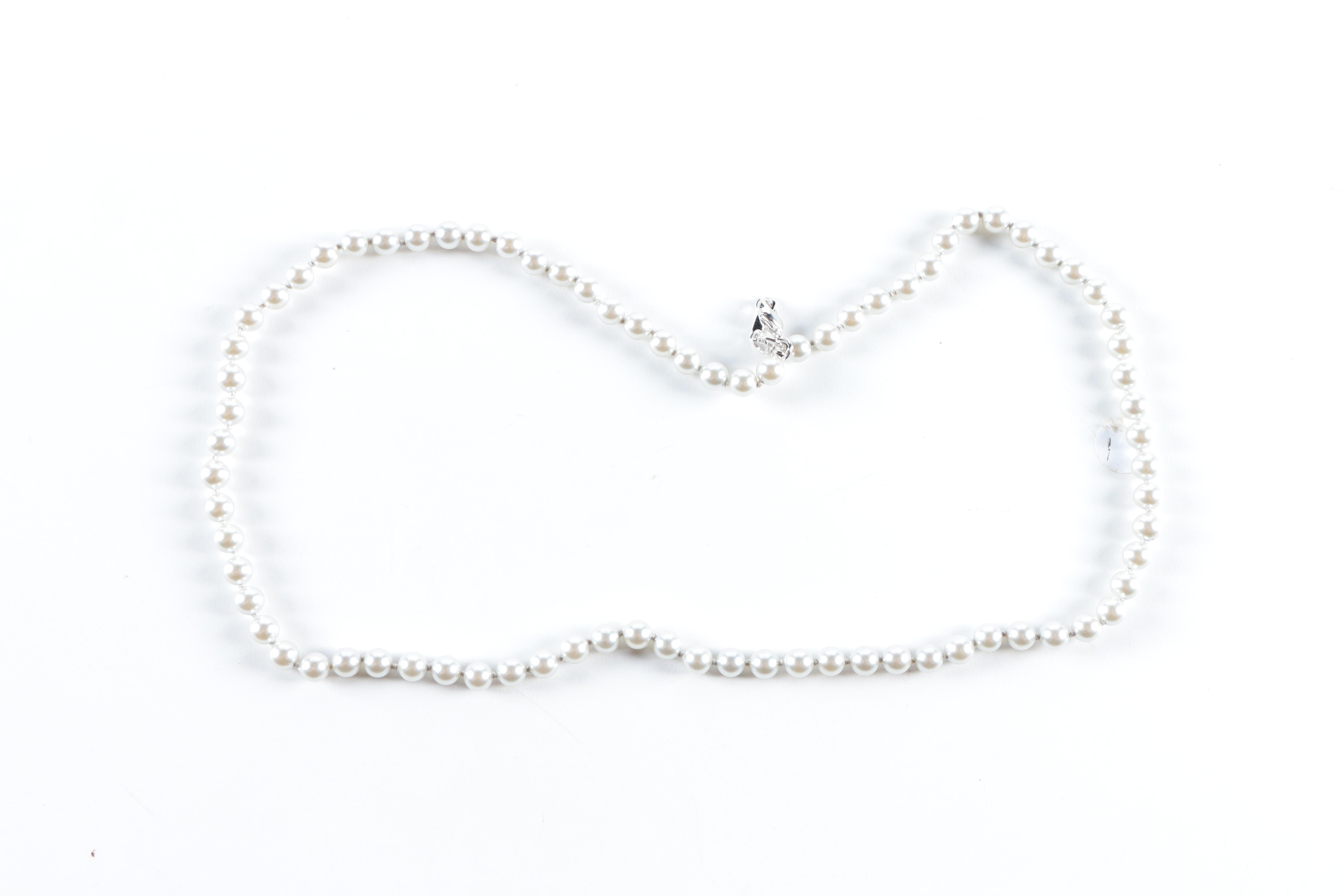 Faux Pearl and Cultured Pearl Jewelry Featuring Trifari