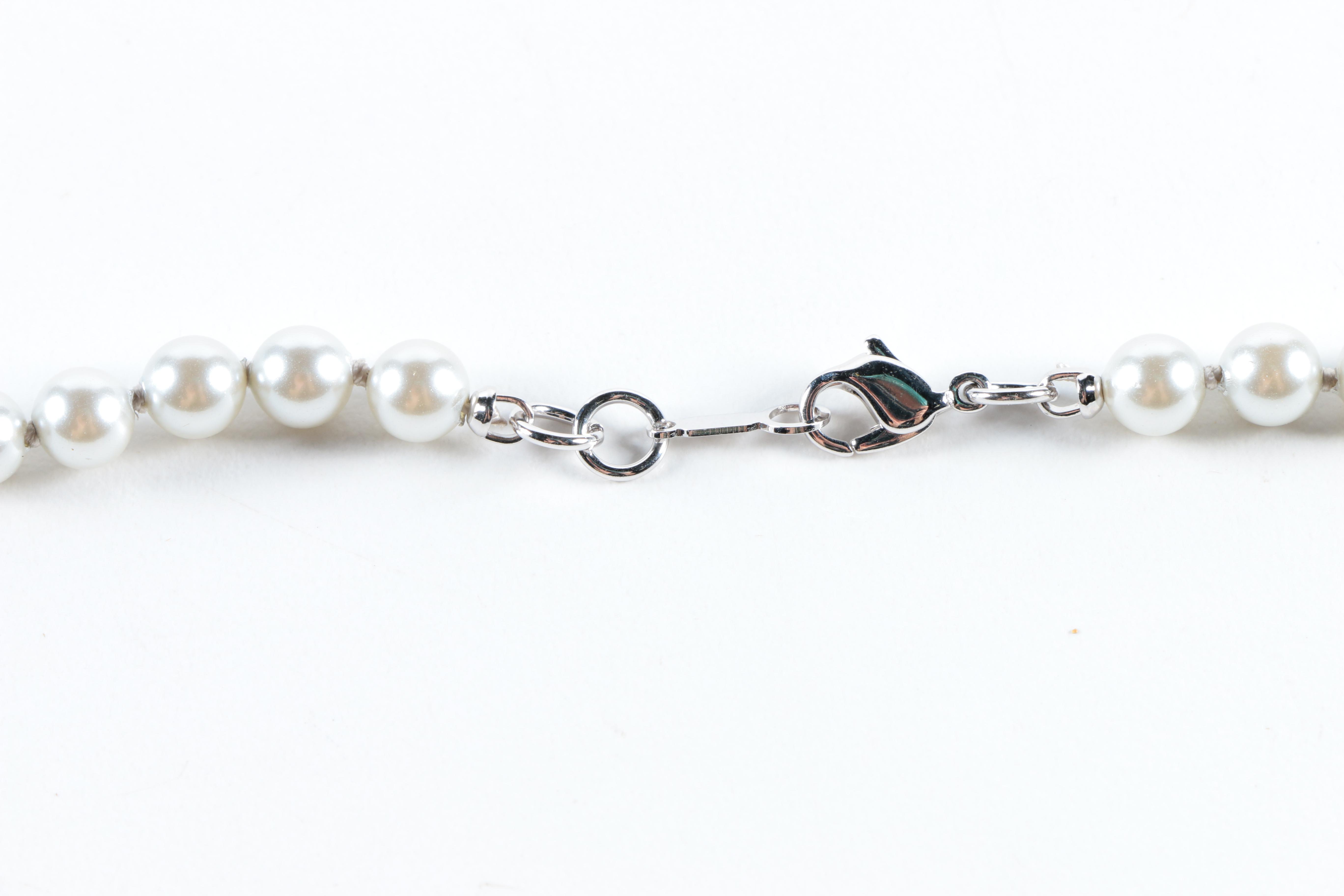 Faux Pearl and Cultured Pearl Jewelry Featuring Trifari