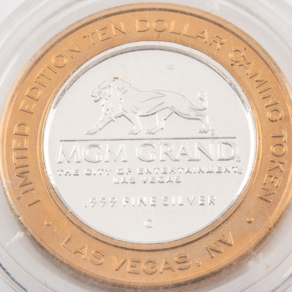 Limited Edition MGM Grand Ten Dollar Gaming Token