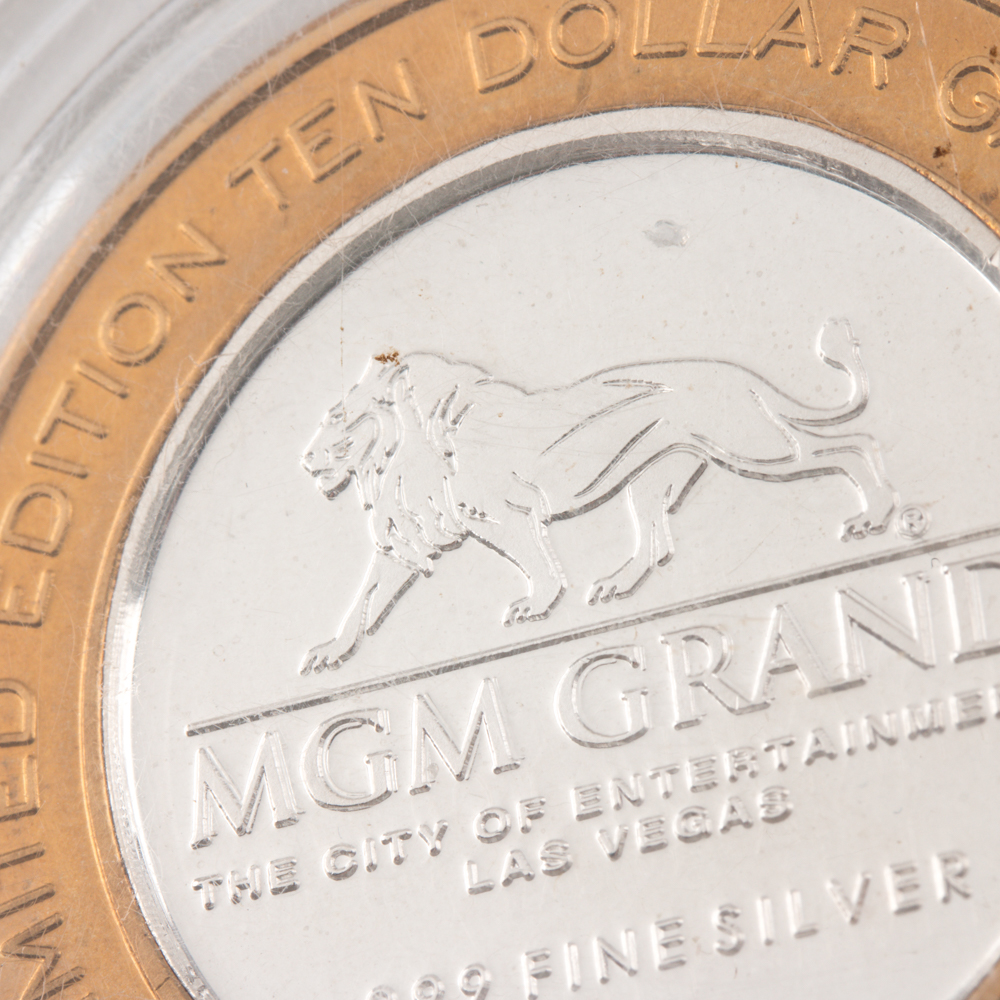 Limited Edition MGM Grand Ten Dollar Gaming Token