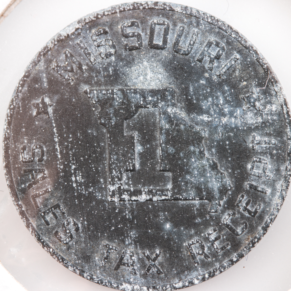 Circa 1930 Missouri Sales Tax Token