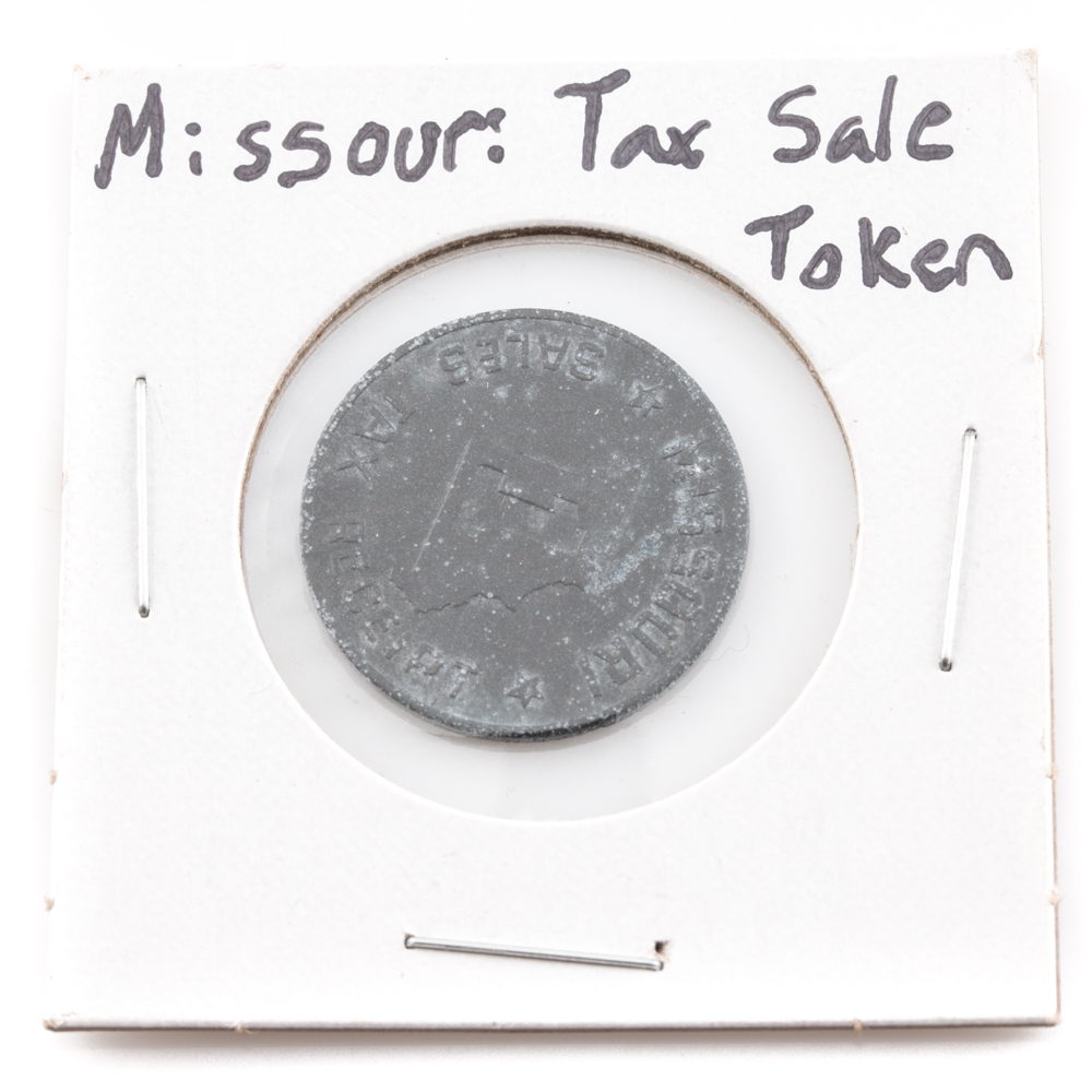 Circa 1930 Missouri Sales Tax Token