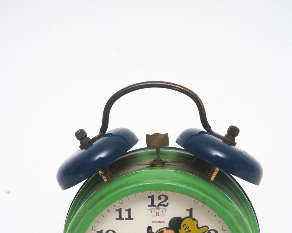 Vintage German Mickey Mouse Alarm Clock