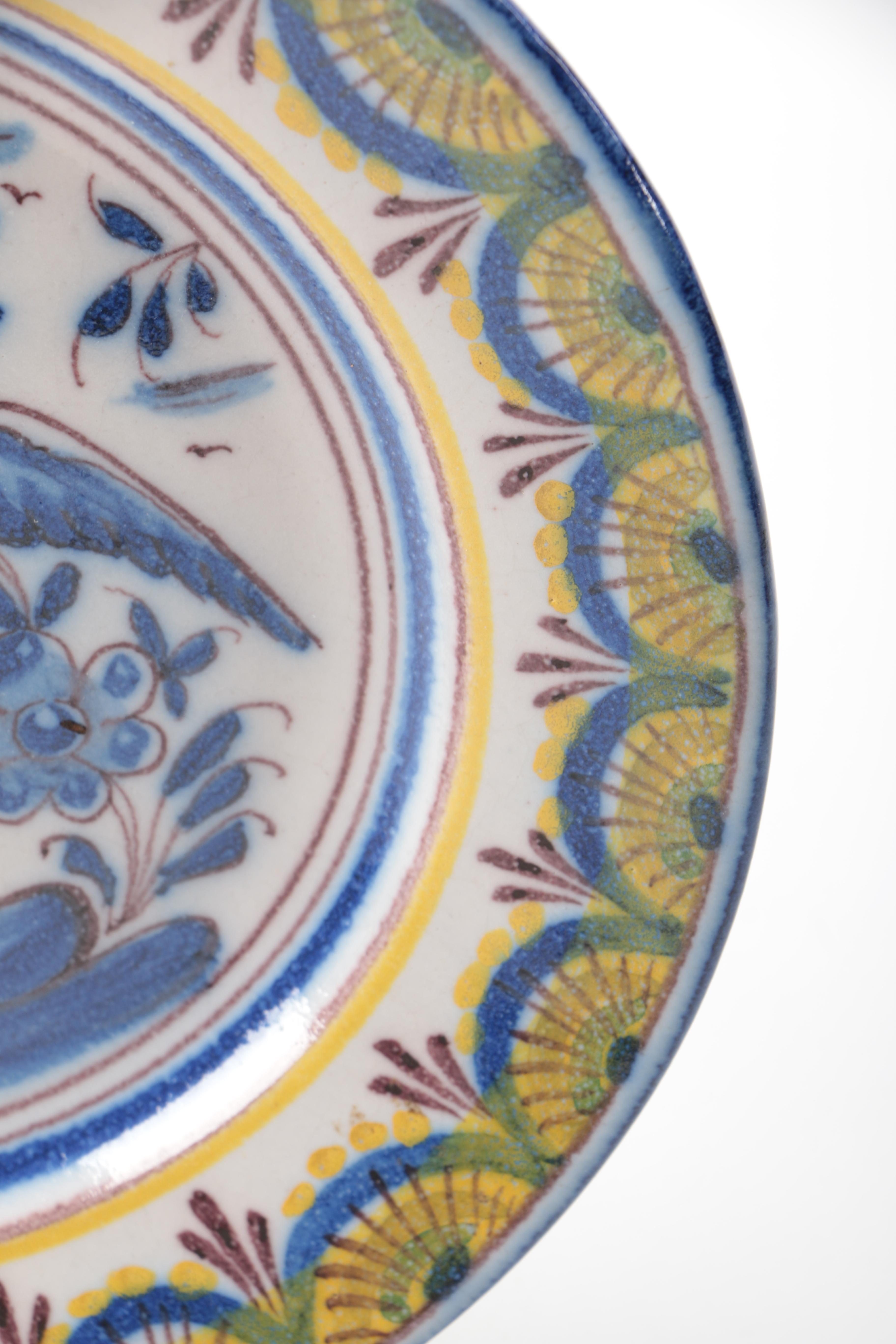 Vintage Sant' Anna Factory Ceramic Plate