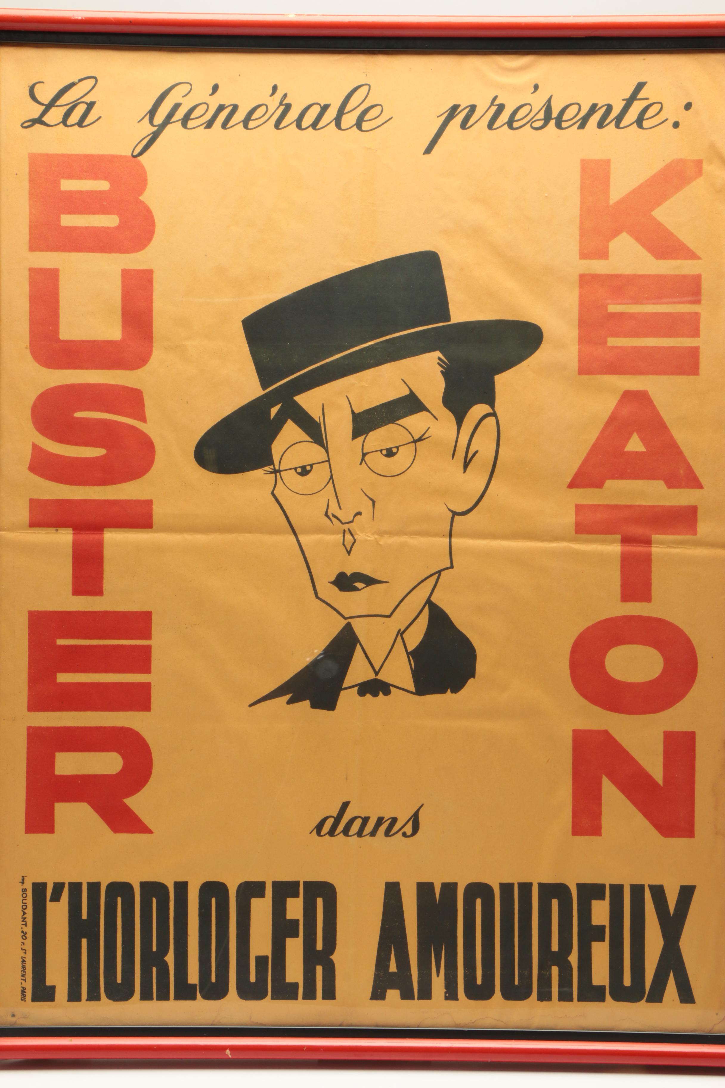 Vintage Movie Poster for "L' Horloger Amoureux"